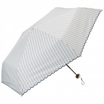 umbulatio ネオミニUVブロック 折りたたみ傘 51cm マルシェ オフホワイト S351-1119WH1-BE