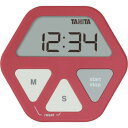TANITA タニタ ガラスにつくタイマー レッド TD-410