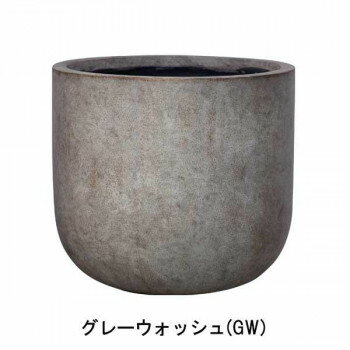 グリーンポット 植木鉢 ベルベット Uポット グレーウォッシュ 40cm AN-BU4044GW