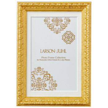 ラーソン・ジュール フォトフレーム シャルム ハガキ ゴールド LJPF0101