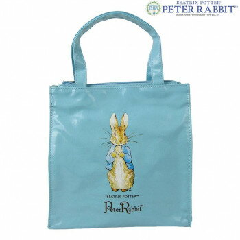 優美社 0624-00 （ピーターラビット(TM)） スクエア型ハンドバッグ(S) ブルー