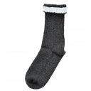 神戸生絲 コベス 紳士極上しめつけません毛混ソックス24-28cm 5901 チャコール