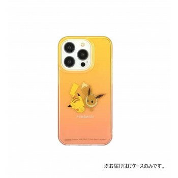 ポケットモンスター iPhone15 Pro対応ソフトケース ピカチュウ＆イーブイ POKE-865A