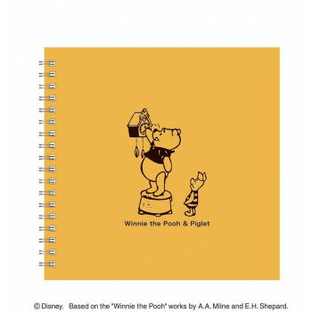 ナカバヤシ リング式アルバム ディズニー かける～のエアー台紙 Sサイズ くまのプーさん アKA-SWF-201-OR