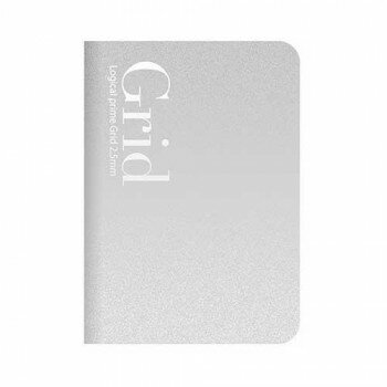 ナカバヤシ ノート プライム・グリッド2.5・B6-15シルバー NB601-15