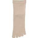 ケアファッション しめつけ解消5本指ソックス(婦人) ベージュ 22~24cm 8928711