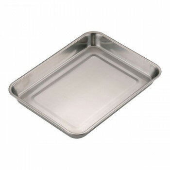 三宝産業 ステンレス浅型角バット 10枚取 ABTG003