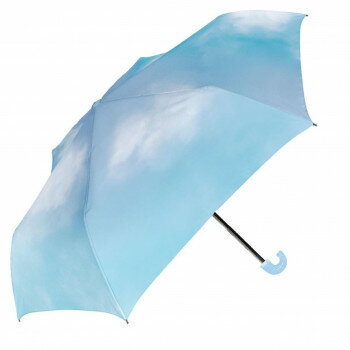 中谷 傘 ミルキースカイ折 サックス 50cm 折り畳み 折りたたみ傘 軽量 空色 524-043