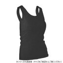 グローバル・ジャパン コットン100%パット付きタンクトップ M-L ブラック