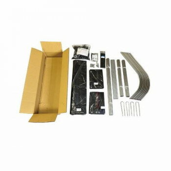 南榮工業 サイクルハウス 3台用(BK) ブラック(4)