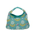 くろちく linkミニラウンドバッグ 蒲公英と蝶 グリーン 22409304