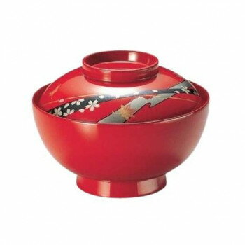 福井クラフト　高雄煮物椀 流れ帯春秋(手塗漆、磨蒔絵 32603260