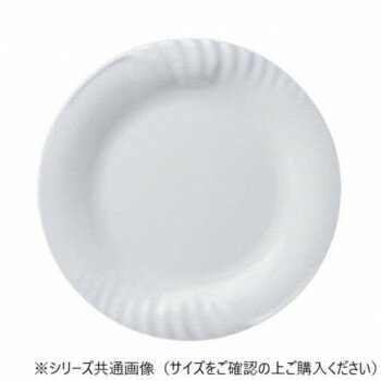 福井クラフト 35cmレリーフ丸プレート 白グロス 83361160
