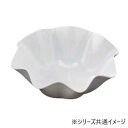 福井クラフト メラミン35cmウェーブ丸盛鉢ホワイト 51353650
