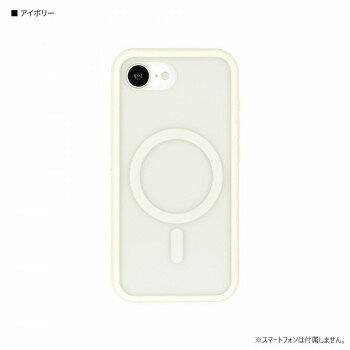 IIIIfit プランプフレーム iPhone16e 対応 ケース アイボリー IFT-181IV