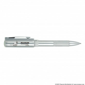 SNOOPY スヌーピー はんこ付きボールペン NEOスタンペン4F キャップレス Webオーダーパック シルバー TSK-21183