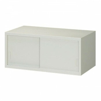 一般書庫/D:400タイプ 3号書庫用引違上置書庫(スチール戸) 棚板なし・鍵なし ニューグレー N103D