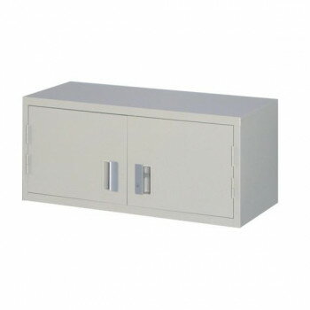 A4対応書庫 両開上置書庫 H390 ニューグレー 棚板無 FH40-G4