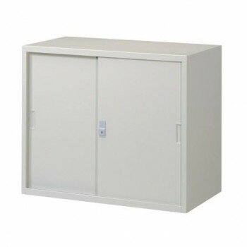 A4対応書庫/D:515タイプ 引違書庫(スチール戸) H750 棚板1枚付 ニューグレー FS52-G7