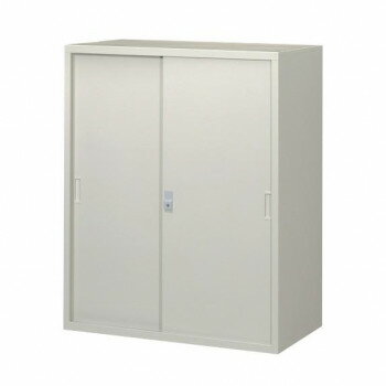 A4対応書庫/D:515タイプ 引違書庫(スチール戸) H1110 棚板2枚付 ニューグレー FS52-G11