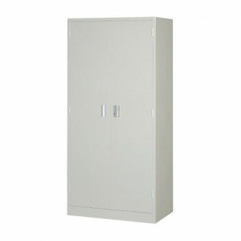 A4対応書庫/D:515タイプ 両開書庫 H1860 棚板4枚付 ニューグレー FH52-G19