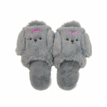 アセット スリッパ マッシュルーム NEWモコいぬ グレー MR22002-GY