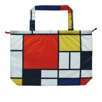 名画レインバッグカバー モンドリアン 「コンポジション ライン＆カラー」 AU-01029