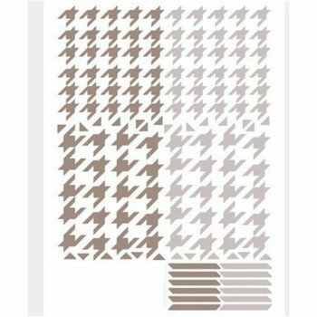 TSUMEKIRA(ツメキラ) ネイルシール 福岡あみプロデュース 千鳥格子Grande モカ＆グレー NN-FKO-005