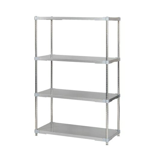 ステンレス シェルフ 46×90cm 4段 H150cm 日本製 耐錆 耐薬性 耐久性 冷蔵 冷凍 高温多湿対応 収納棚 オープンラック 組立式 ステンレス シェルフ 46×90cm 4段 H150cm 日本製 耐錆 耐薬性 耐久性 冷蔵 冷凍 高温多湿対応 収納棚 オープンラック 組立式