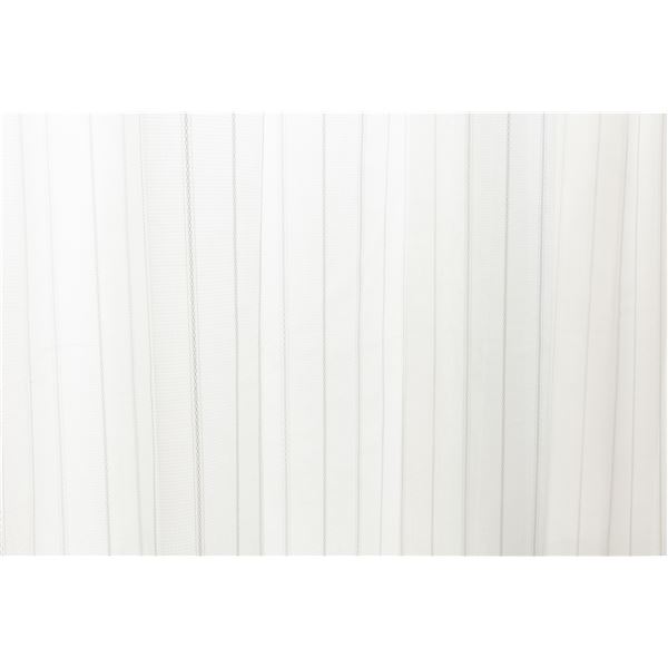 レースカーテン 幅100cm×丈83cm ホワイト 2枚 洗える 日本製 アジャスターフック UVカット 抗カビ 遮熱 断熱 保温 ブレラ 2