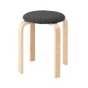 スツール チャコールグレー (約W32×D32×H45cm) 完成品