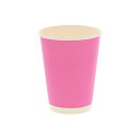 シモジマHEIKO 紙コップ ペーパーカップ アイス・ホット兼用 12オンス(440ml) ピンク 口径90mm #0045359321セット(1000個:50...