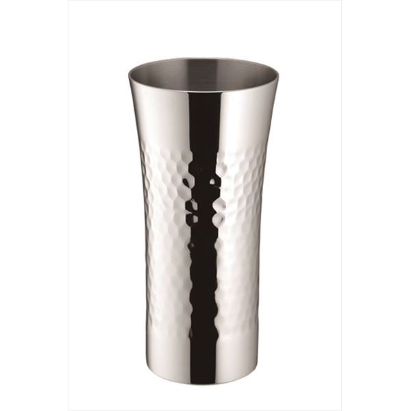 タンブラー/ビアマグ 【つち目ミラー仕上げ】 直径約71×144mm TSUBAME製 プロofスティール 『YU-EN』 ..