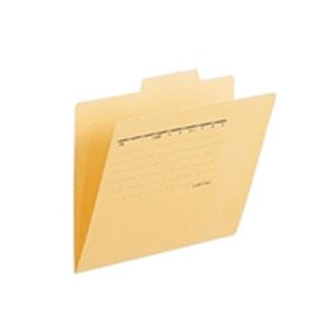 （まとめ）プラス 個別フォルダー FL-066IF A5E 黄 10枚【×10セット】