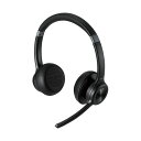 エレコムノイズリダクションステレオBluetoothヘッドセット ブラック LBT-HSOH20BK 1個(2)