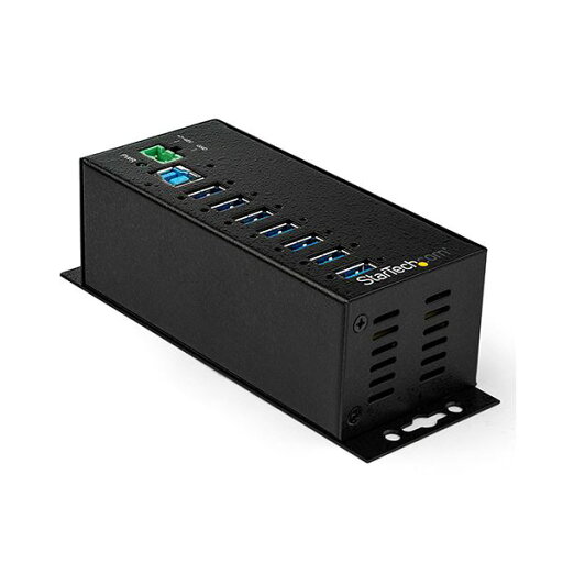 StarTech.com 産業用 USB 3.0ハブ 7ポート ESD&350Wサージ保護 ブラック HB30A7AME1個 StarTech.com 産業用 USB 3.0ハブ 7ポート ESD&350Wサージ保護 ブラック HB30A7AME1個