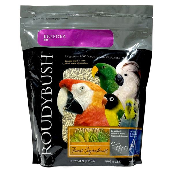 ラウディブッシュ ブリーダー ミニ 1.25kg 鳥用フード【代引不可】