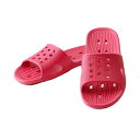 (まとめ) アイメディア 軽くてソフトなベランダサンダル ピンク M(23.0-25.0cm) 1009661M 1足 【×2セット】