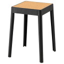 スツール ブラック (約W34×D34×H46cm) 完成品