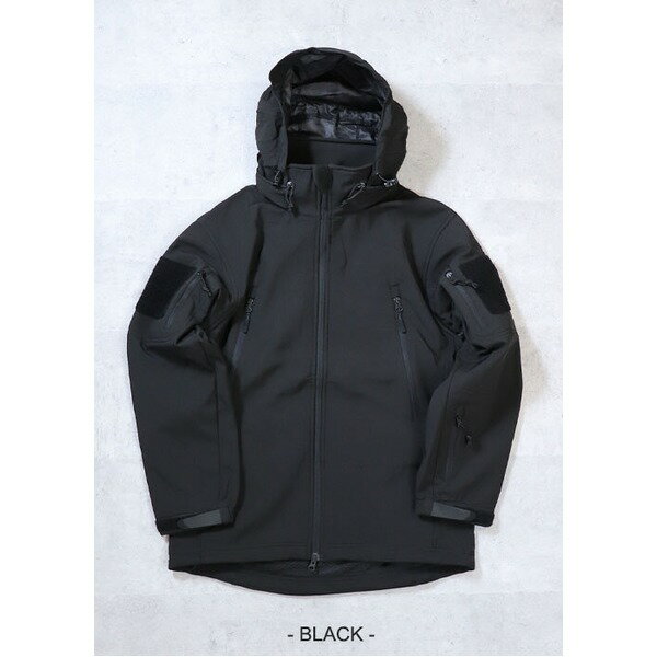 楽天西新オレンジストア米軍 防風 防寒 SAP ジャケット Mサイズ ブラック レプリカ アメリカ軍 US軍 ソフトシェルジャケット ミリタリーウェア