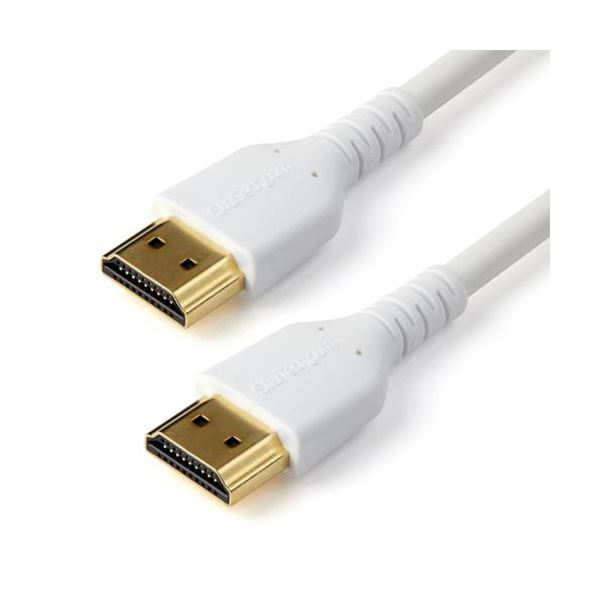 StarTech.com ץߥϥԡHDMI֥ 1m ۥ磻 ͥåб 4K60Hz HDMI 2.0RHDMM1MPW 1