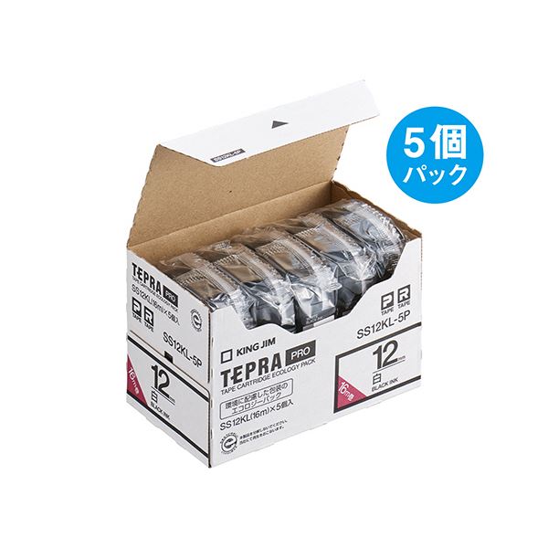 KING JIM(キングジム) テプラPROテープマグネット 18mm 白 KJ-SJ18S