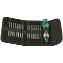 WERA ヴェラ 17点組 1/4HEX ビット収納型 ラチェット式 ドライバー ビットセット ポーチ付 051040 工具 ツール DIY 作業工具