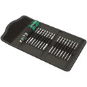 WERA ヴェラ 17点組 1/4HEX 差替え式 ドライバ ビットセット ハンドル付き 051042 工具 ツール DIY 作業工具 道具