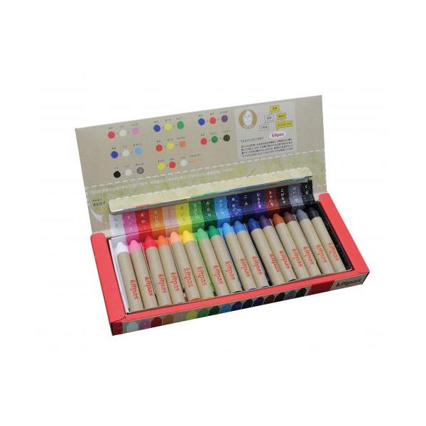 日本理化学工業 キットパスミディアム16色 KMRW-16C