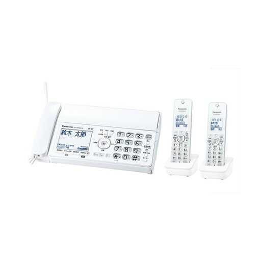 パナソニックデジタルコードレス普通紙ファクス(子機2台付き) ホワイト KX-PD360DW-W 1台 パナソニックデジタルコードレス普通紙ファクス(子機2台付き) ホワイト KX-PD360DW-W 1台