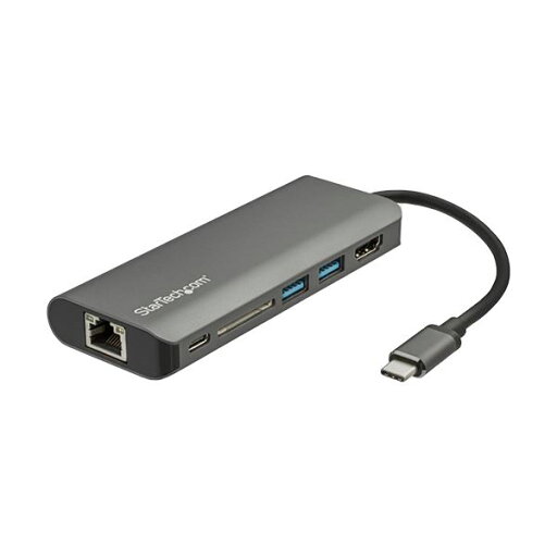 StarTech.com USB TypeC-HDMI対応マルチポートアダプタ スペースグレー DKT30CSDHPD31台 StarTech.com USB TypeC-HDMI対応マルチポートアダプタ スペースグレー DKT30CSDHPD31台