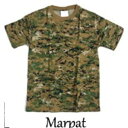 カモフラージュ Tシャツ Sサイズ MARPAT 綿100% 男女兼用 迷彩 ティーシャツ ミリタリー ティシャツ 軍モノ