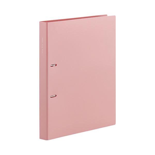 セキセイ セパル ロックリングファイルA4タテ 2穴 ペールピンク SEL-2835-27 1セット(10冊)