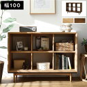 オープン シェルフ 約幅100×奥行34×高さ72cm ナチュラル 木製 天然木 スチール インテリア家具 収納家具 組立品(3)